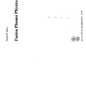 خرید و دانلود نسخه کامل کتاب Fusion Plasma Physics
