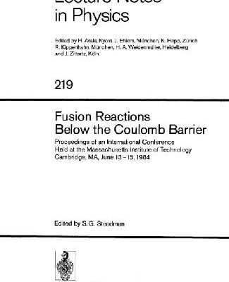 خرید و دانلود نسخه کامل کتاب Fusion Reactions Below the Coulomb Barrier