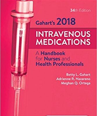 خرید و دانلود نسخه کامل کتاب Gahart’s 2018 Intravenous Medications