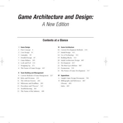 خرید و دانلود نسخه کامل کتاب Game Architecture and Design: A New Edition