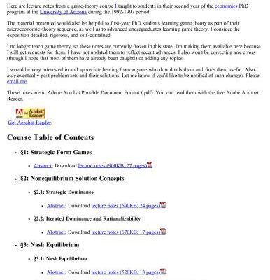 خرید و دانلود نسخه کامل کتاب Game Theory