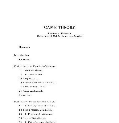 خرید و دانلود نسخه کامل کتاب Game theory