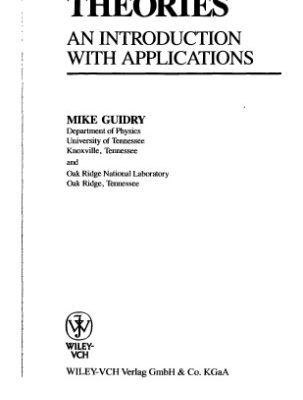 خرید و دانلود نسخه کامل کتاب Gauge field theories: an introduction with applications