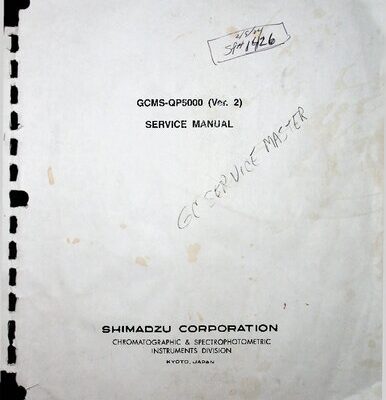 خرید و دانلود نسخه کامل کتاب GCMS-QP5000 (Ver. 2)
