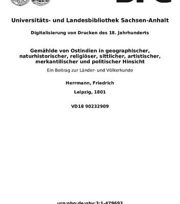 خرید و دانلود نسخه کامل کتاب Gemählde von Ostindien in geographischer, naturhistorischer, religiöser, sittlicher, artistischer, merkantilischer und politischer Hinsicht. Ein Beitrag zur Länder- und Völkerkunde