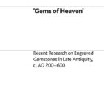 خرید و دانلود نسخه کامل کتاب Gems of Heaven – Recent Research on Engraved Gemstones in Late Antiquity c. AD 200 – 600