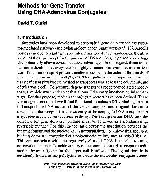 خرید و دانلود نسخه کامل کتاب Gene Therapy Protocols