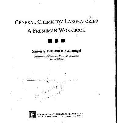 خرید و دانلود نسخه کامل کتاب General Chemistry Laboratories: A Freshman Workbook 2nd Edition