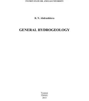 خرید و دانلود نسخه کامل کتاب General hydrogeology