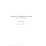 خرید و دانلود نسخه کامل کتاب General Relativity (Solutions to Problems from Wald’s Book “General Relativity”)