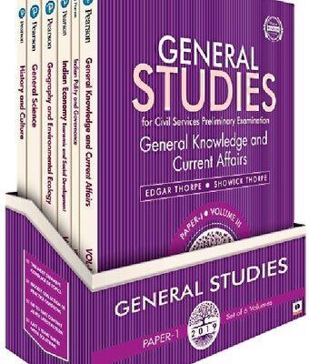 خرید و دانلود نسخه کامل کتاب General Studies for Civil Services Preliminary Examination 2019 6 Volume Set