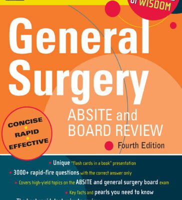 خرید و دانلود نسخه کامل کتاب General Surgery ABSITE and Board Review, Fourth Edition: Pearls of Wisdom