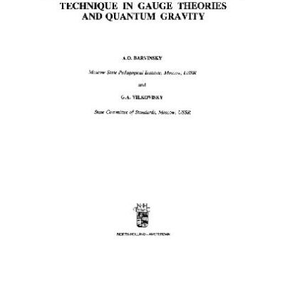 خرید و دانلود نسخه کامل کتاب Generalized Schwinger-DeWitt technique in gauge theories and quantum gravity