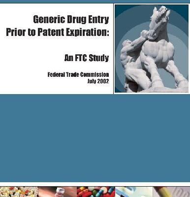 خرید و دانلود نسخه کامل کتاب Generic Drug Entry Prior To Patent Expiration: An FTC Study
