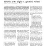 خرید و دانلود نسخه کامل کتاب Genomics at the Origins of Agriculture, Part One