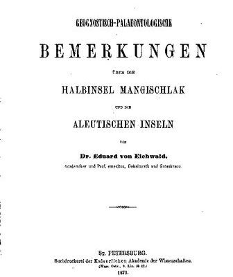 خرید و دانلود نسخه کامل کتاب Geognostisch-paläontologische Bemerkungen über die Halbinsel Mangischlak und die Aleutischen Inseln