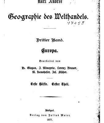 خرید و دانلود نسخه کامل کتاب Geographie des Welthandels / Europa