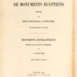 خرید و دانلود نسخه کامل کتاب Geographische Inschriften altägyptischer Denkmäler nebst einem Anhange enthaltend die im Tempel von Edfu aufgefundenen Rezepte