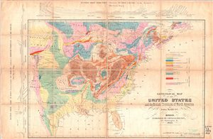 خرید و دانلود نسخه کامل کتاب Geological map of the United States and the British Provinces of North America
