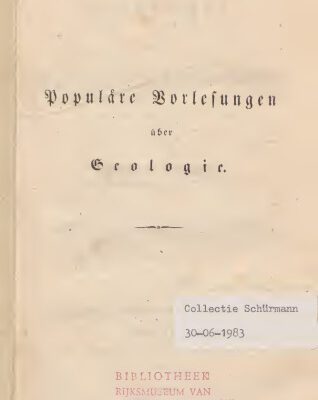 خرید و دانلود نسخه کامل کتاب Geologie oder Naturgeschichte der Erde auf allgemein faßliche Weise abgehandelt / VT: Vorlesungen über Geologie