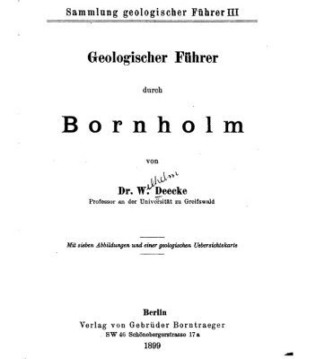 خرید و دانلود نسخه کامل کتاب Geologischer Führer durch Bornholm