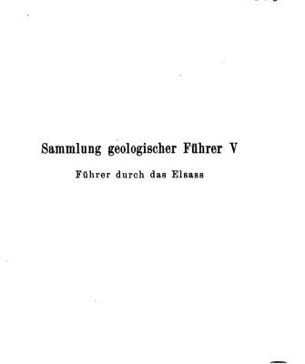 خرید و دانلود نسخه کامل کتاب Geologischer Führer durch das Elsass