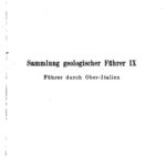 خرید و دانلود نسخه کامل کتاب Geologischer Führer durch Ober-Italien / Das Gebirge der oberitalienischen Seen