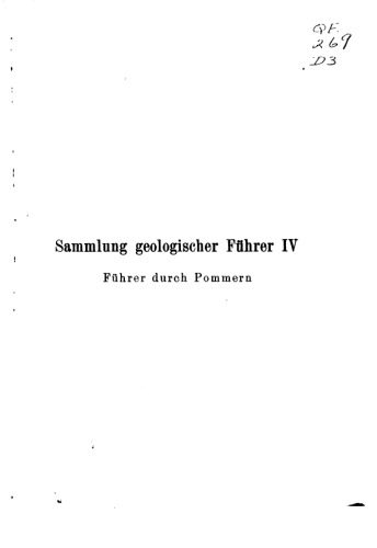 خرید و دانلود نسخه کامل کتاب Geologischer Führer durch Pommern_68c1b3c9decdc.jpeg خرید و دانلود نسخه کامل کتاب Geologischer Führer durch Pommern