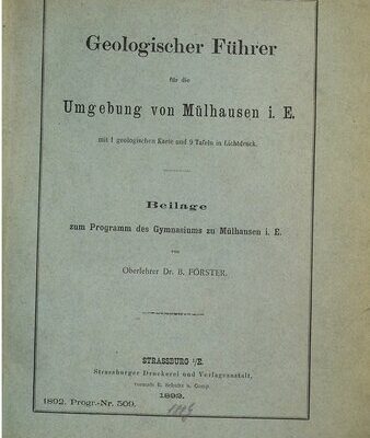 خرید و دانلود نسخه کامل کتاب Geologischer Führer für die Umgebung von Mühlhausen i. E.