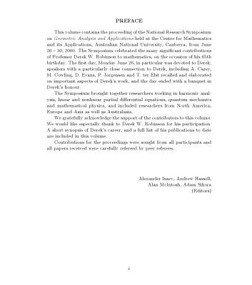 خرید و دانلود نسخه کامل کتاب Geometric analysis and applications, Proc. nat. res. symposium, Canberra