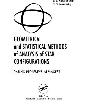 خرید و دانلود نسخه کامل کتاب Geometrical and Statistical Methods of Analysis of Star Configurations