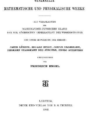 خرید و دانلود نسخه کامل کتاب Gesammelte mathematische und physikalische Werke (1902)