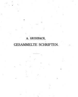 خرید و دانلود نسخه کامل کتاب Gesammelte und kleinere Abhandlungen zur Pflanzengeographie