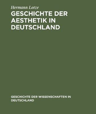 خرید و دانلود نسخه کامل کتاب Geschichte der Aesthetik in Deutschland