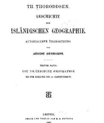 خرید و دانلود نسخه کامل کتاب Geschichte der isländischen Geographie