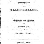 خرید و دانلود نسخه کامل کتاب Geschichte der italienischen Saaten / Vom Jahre 1125 bis 1268