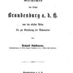 خرید و دانلود نسخه کامل کتاب Geschichte der Stadt Brandenburg a. d. H. von den ältesten Zeiten bis zur Einführung der Reformation