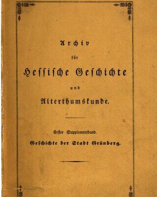 خرید و دانلود نسخه کامل کتاب Geschichte der Stadt Grünberg