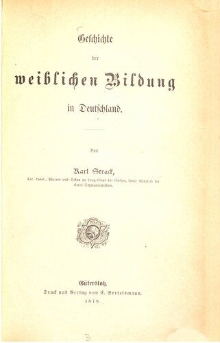 خرید و دانلود نسخه کامل کتاب Geschichte der weiblichen Bildung_68c69aa0493a4.jpeg خرید و دانلود نسخه کامل کتاب Geschichte der weiblichen Bildung