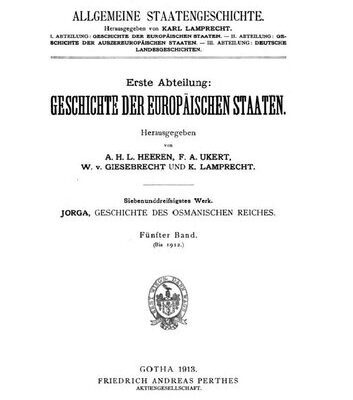 خرید و دانلود نسخه کامل کتاب Geschichte des Osmanischen Reiches. Nach archivalischen Quellen dargestellt / Bis 1912