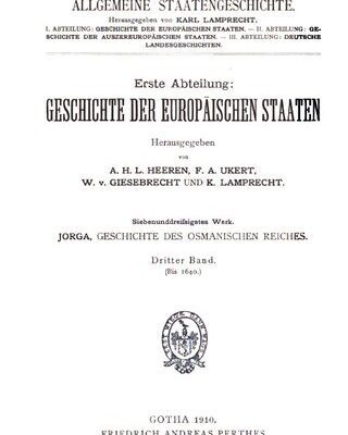خرید و دانلود نسخه کامل کتاب Geschichte des Osmanischen Reiches. Nach archivalischen Quellen dargestellt / Bis 1640
