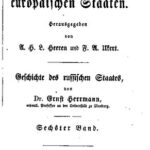 خرید و دانلود نسخه کامل کتاب Geschichte des russischen Staates / Rußlands auswärtige Beziehungen in den Jahren 1775 bis 1792