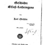 خرید و دانلود نسخه کامل کتاب Geschichte Elsaß-Lothringens