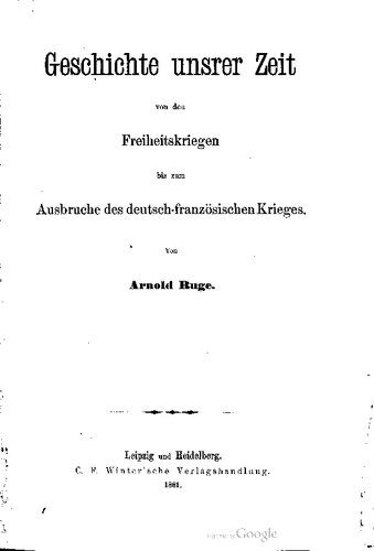 خرید و دانلود نسخه کامل کتاب Geschichte unsrer Zeit von den Freiheitskriegen bis zum Ausbruche des deutsch-französischen Krieges_68c264275fd43.jpeg خرید و دانلود نسخه کامل کتاب Geschichte unsrer Zeit von den Freiheitskriegen bis zum Ausbruche des deutsch-französischen Krieges