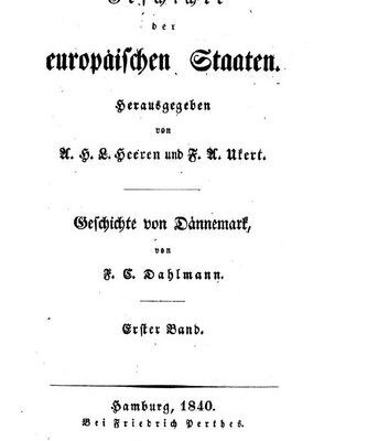خرید و دانلود نسخه کامل کتاب Geschichte von Dännemark [Dänemark]