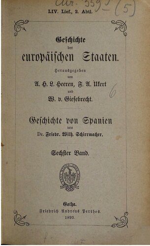 خرید و دانلود نسخه کامل کتاب Geschichte von Spanien / Vom Tode Don Pedros des Grausamen (1369) bis zur Eroberungvon Granada (1492)_68c2721e40ce7.jpeg خرید و دانلود نسخه کامل کتاب Geschichte von Spanien / Vom Tode Don Pedros des Grausamen (1369) bis zur Eroberungvon Granada (1492)