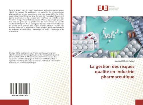 خرید و دانلود نسخه کامل کتاب Gestion des risques en industrie pharmaceutique_68d813a1ae161.jpeg خرید و دانلود نسخه کامل کتاب Gestion des risques en industrie pharmaceutique
