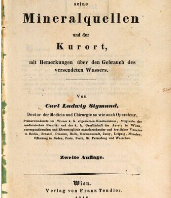 خرید و دانلود نسخه کامل کتاب Gleichenberg, seine Mineralquellen und der Kurort, mit Bemerkungen über den Gebrauch des versendeten Wassers