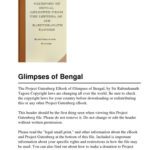 خرید و دانلود نسخه کامل کتاب Glimpses of Bengal – Selected From the Letters of Sir Rabindranath Tagore 1885-1895