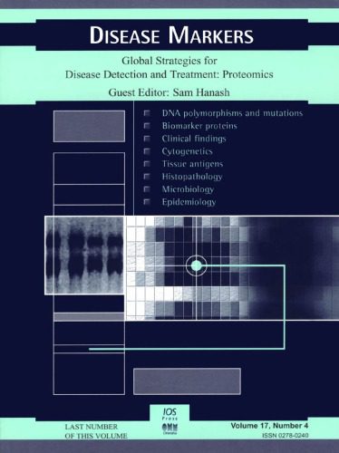 خرید و دانلود نسخه کامل کتاب Global Strategies for Disease Detection and Treatment (Disease Markers)_68b9b0e213768.jpeg خرید و دانلود نسخه کامل کتاب Global Strategies for Disease Detection and Treatment (Disease Markers)